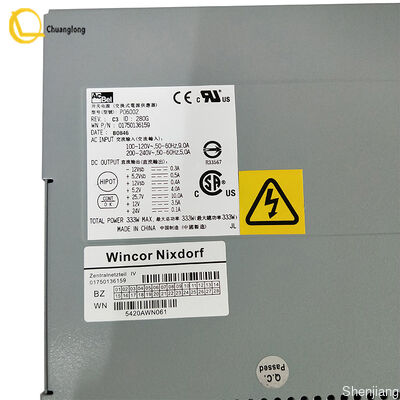 Alimentation d'énergie centrale de distributeur de l'alimentation d'énergie d'atmosphère Wincor Nixdorf PC280 IV USB 24V 01750136159 Wincor 2050XE 1750136159