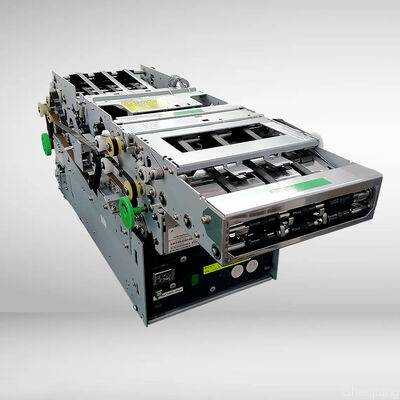 Distributeur de médias multi-cassettes Fujitsu F510 avec jusqu'à 6 cassettes, capacité de 18 000 billets neufs et accès de service frontal ou arrière