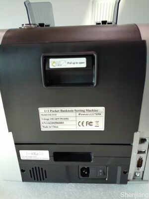 1+1 Machine de tri de billets de poche Détecteur de billets Noir avec affichage LED LK22025060003