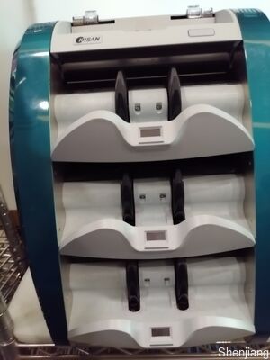 Machine de tri des billets de banque Kisan Détecteur de compteur d'argent Bleu avec écran LED Smart K3 S16E01-3659