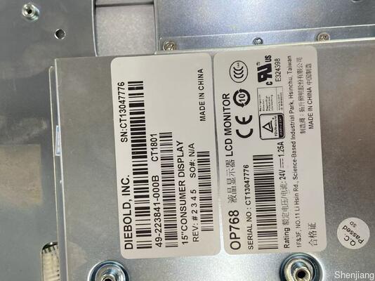 Nouveau Diebold ATN pièces DB Diebold pièces ATM LCD 15 pouces affichage de consommation 49-223841-000B 49223841000B