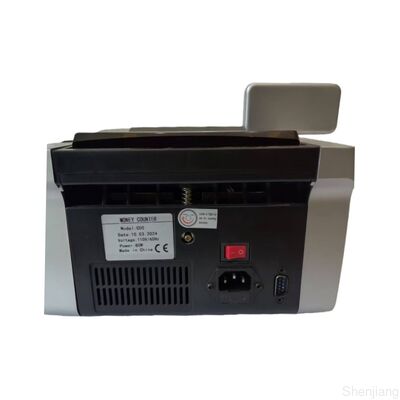 JUNUO C05 Compteuse de billets détecteur Noir avec affichage LED
