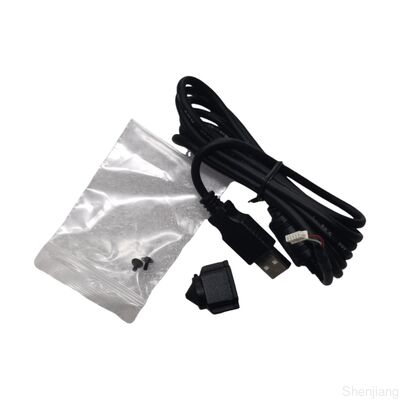 La caméra est équipée d'un connecteur USB.