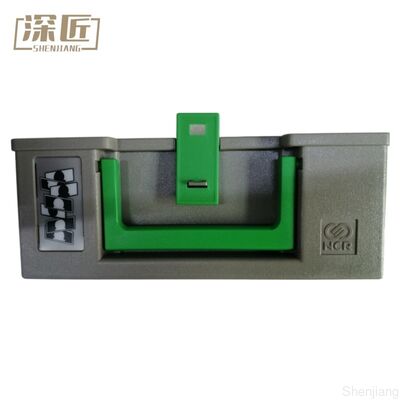 2040000217 NCR Couvercle de la corbeille de nettoyage fermée avec serrure et poignée Parties de la machine ATM pour NCR S1 Cassette de rejet 4450693308 445-0693308