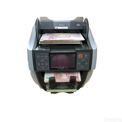 Poches de trieuse de billet de banque de TFT de 4,5 pouces doubles pour la devise multiple