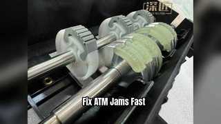 L'arbre du rouleau d'alimentation Hyosung corrige le temps d'arrêt de l'ATM